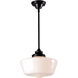 Cambridge 1 Light 15 inch Blackened Oil Rubbed Bronze Pendant Ceiling Light