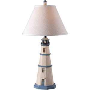 Nantucket 12 inch 150.00 watt Antique White Table Lamp Portable Light