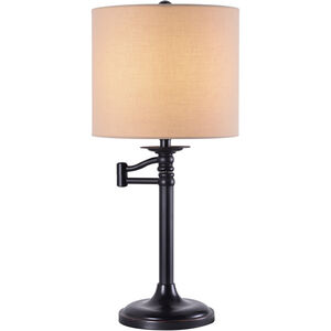 Landon 11 inch 60.00 watt Oil Rubbed Bronze Table Lamp Portable Light