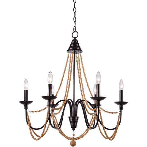 Escapade 6 Light 16.50 inch Chandelier