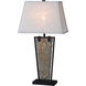 Free Fall 17 inch 150.00 watt Natural Slate Table Lamp Portable Light