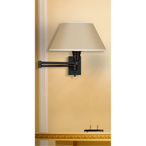 Simplicity 26 inch 150.00 watt Matte Black Swing Arm Wall Lamp Wall Light in Kraft Paper