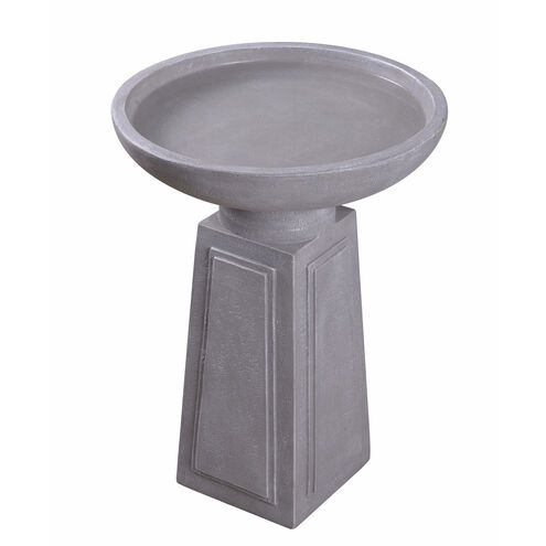 Pedestal Light Grey Bird Bath