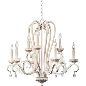 Marcella 9 Light 12 inch Weathered White Chandelier Ceiling Light