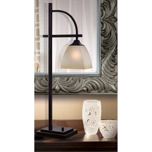 Arch 13 inch 100.00 watt Oil Rubbed Bronze Table Lamp Portable Light
