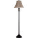 Plymouth 12 inch 150.00 watt Oil Rubbed Bronze With Marble Accents Floor Lamp Portable Light