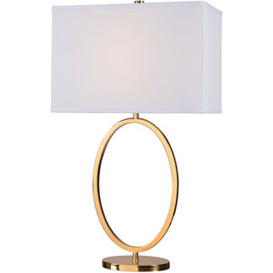 Oke 18 inch 150.00 watt Gold Plated Table Lamp Portable Light