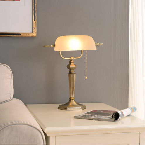 Mackinley 15 inch 60.00 watt Golden Bronze Desk Lamp Portable Light
