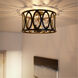 Prince 3 Light 18 inch Oil Rubbed Bronze Flush Mount Ceiling Light