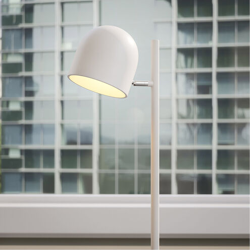 Vidal 5 inch 5.00 watt White Floor Lamp Portable Light