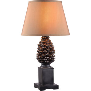 Spruce 20 inch 100.00 watt Aged Bronze Table Lamp Portable Light