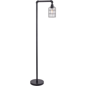 Leavenworth 7 inch 6.00 watt Bronzed Graphite Floor Lamp Portable Light