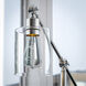Thornton 15 inch 6.00 watt Brushed Steel Floor Lamp Portable Light