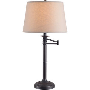 Riverside 15 inch 150.00 watt Copper Bronze Table Lamp Portable Light