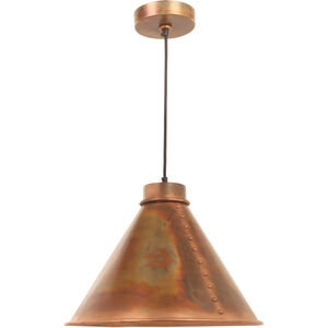 Cuprum 1 Light 18 inch Flamed Copper Pendant Ceiling Light