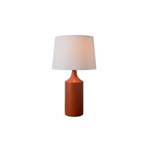 Crayon 16 inch 150.00 watt Matte Orange Ceramic Table Lamp Portable Light in Glossy Orange