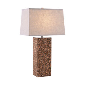 Jeanne 18 inch Cork Table Lamp Portable Light