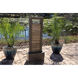 Gantry Warm Gray With Cream Slate Floor Fountain