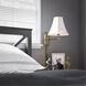 Nathaniel 25 inch 150.00 watt Polished Brass Swing Arm Wall Lamp Wall Light