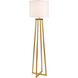 Annalee 17 inch 150.00 watt Painted Gold Floor Lamp Portable Light
