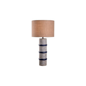 Finn 20 inch Weathered Wood Table Lamp Portable Light