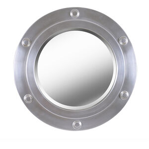 Portside 29 X 29 inch Weathered Steel Wall Mirror