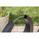 Circlet Rusty Gray Floor Fountain