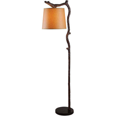 Overhang 12 inch 100.00 watt Bronzed Floor Lamp Portable Light