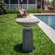 Pedestal Light Grey Bird Bath