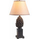 Spruce 17.25 inch 150 watt Aged Bronze Table Lamp Portable Light