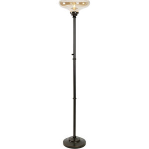 Wren 11 inch 6.00 watt Oil Rubbed Bronze Torchiere Floor Lamp Portable Light