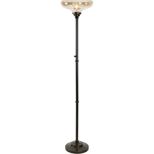 Wren 11 inch 6.00 watt Oil Rubbed Bronze Torchiere Floor Lamp Portable Light
