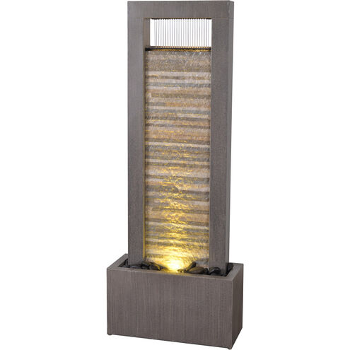 Gantry Warm Gray With Cream Slate Floor Fountain