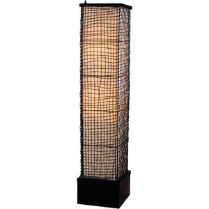 Trellis 13 inch 100.00 watt Black Outdoor Floor Lamp